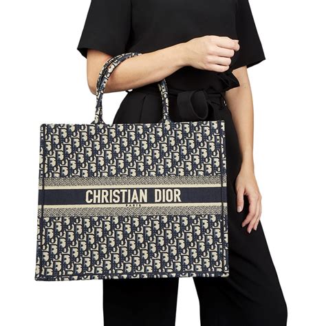 dior navy tote|christian Dior tote bag clearance.